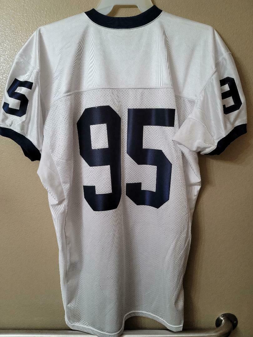 Nike NCAA PENN STATE NITTANY LIONS CARL NASSIB #95 AUTHENTIC Game JERSEY