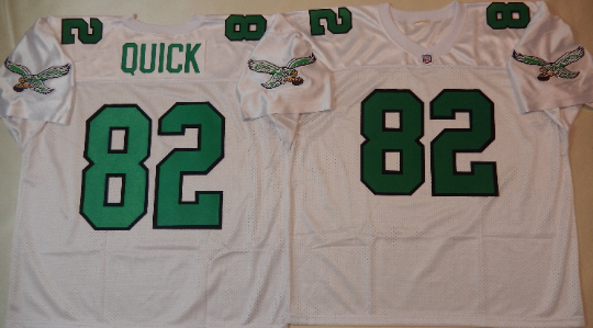 Philadelphia Eagles MIKE QUICK 90s Vintage Throwback Football Jersey W –