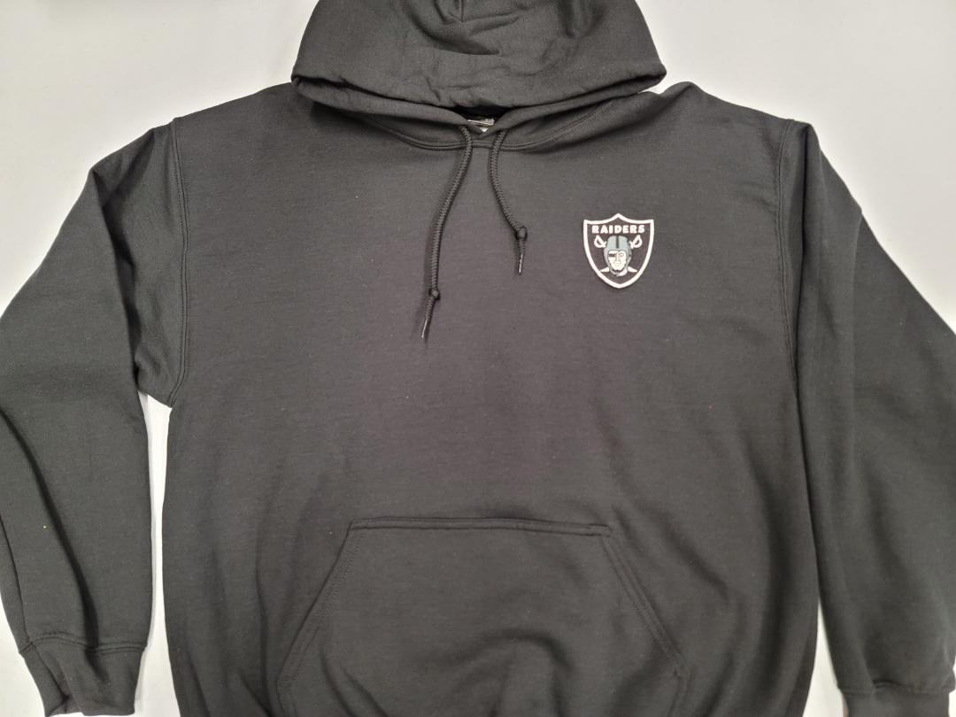 Mens LAS VEGAS RAIDERS Pullover Hooded Hoodie SWEATSHIRT BLACK All Sizes