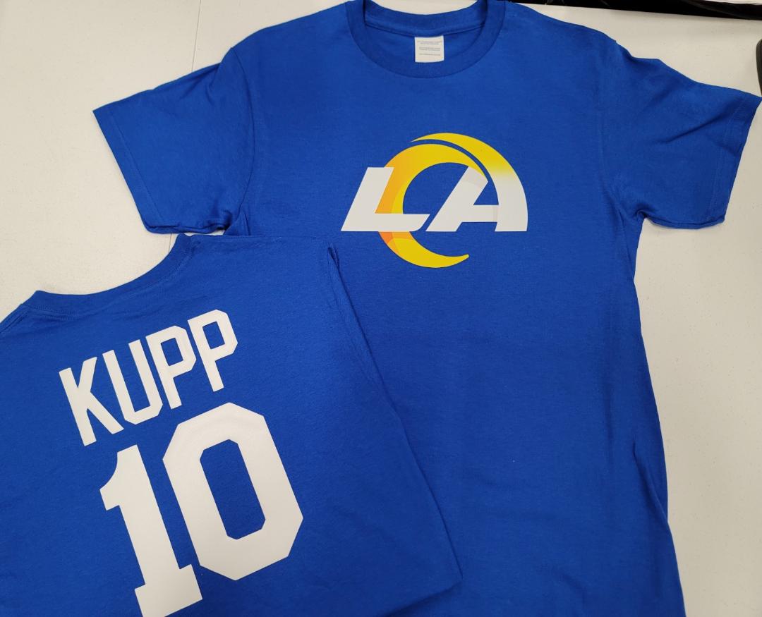 Mens NFL Team Apparel Los Angeles Rams COOPER KUPP Football Jersey Shirt ROYAL