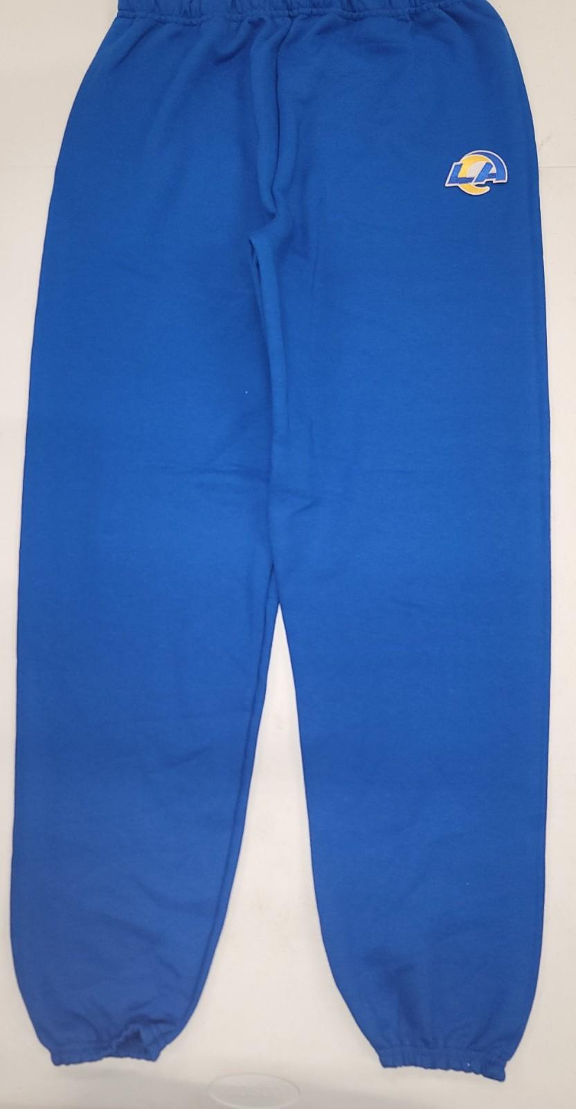 Mens NFL Team Apparel LOS ANGELES RAMS Full Length SWEATPANTS New ROYAL