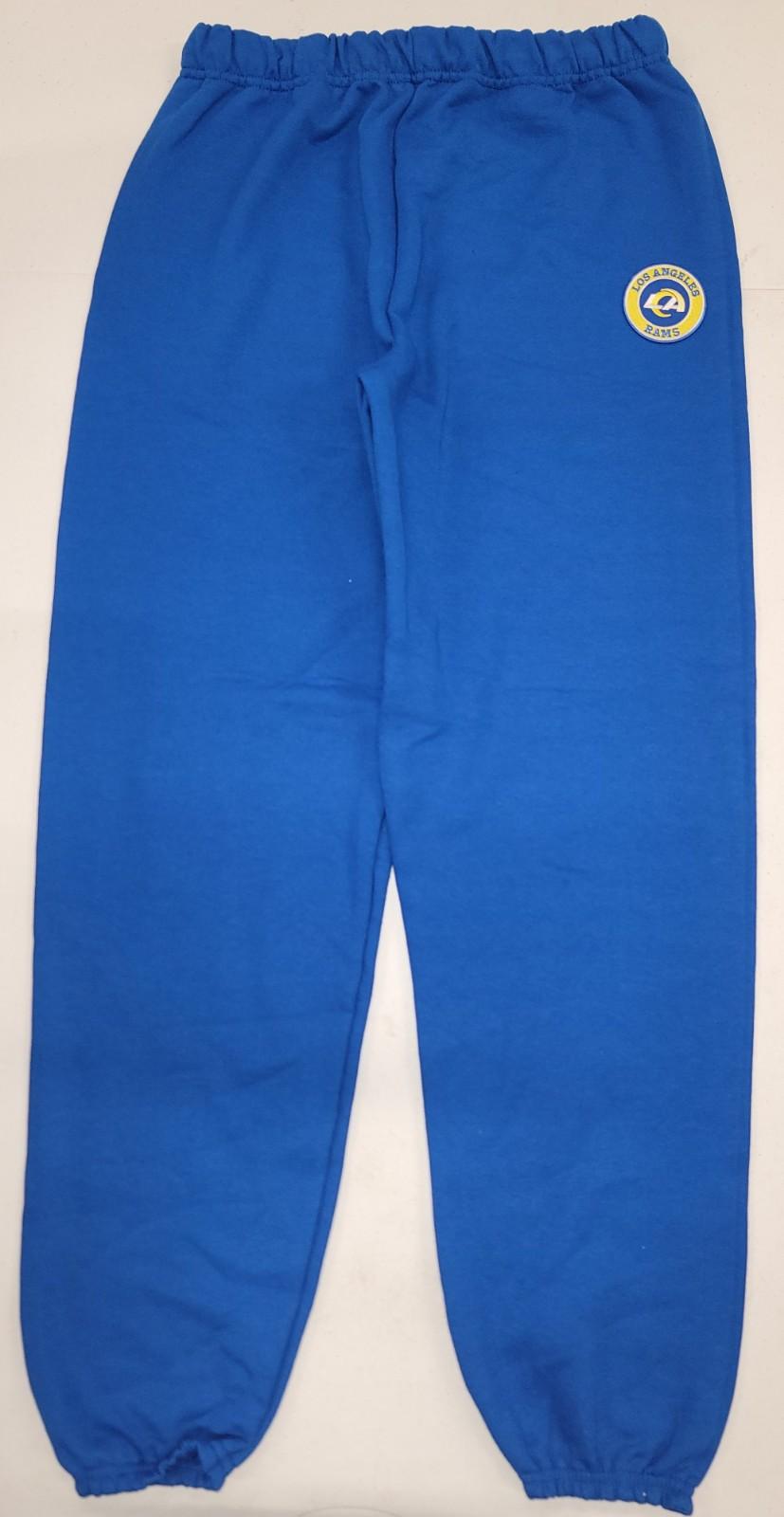 Mens NFL Team Apparel LOS ANGELES RAMS Full Length SWEATPANTS New ROYAL