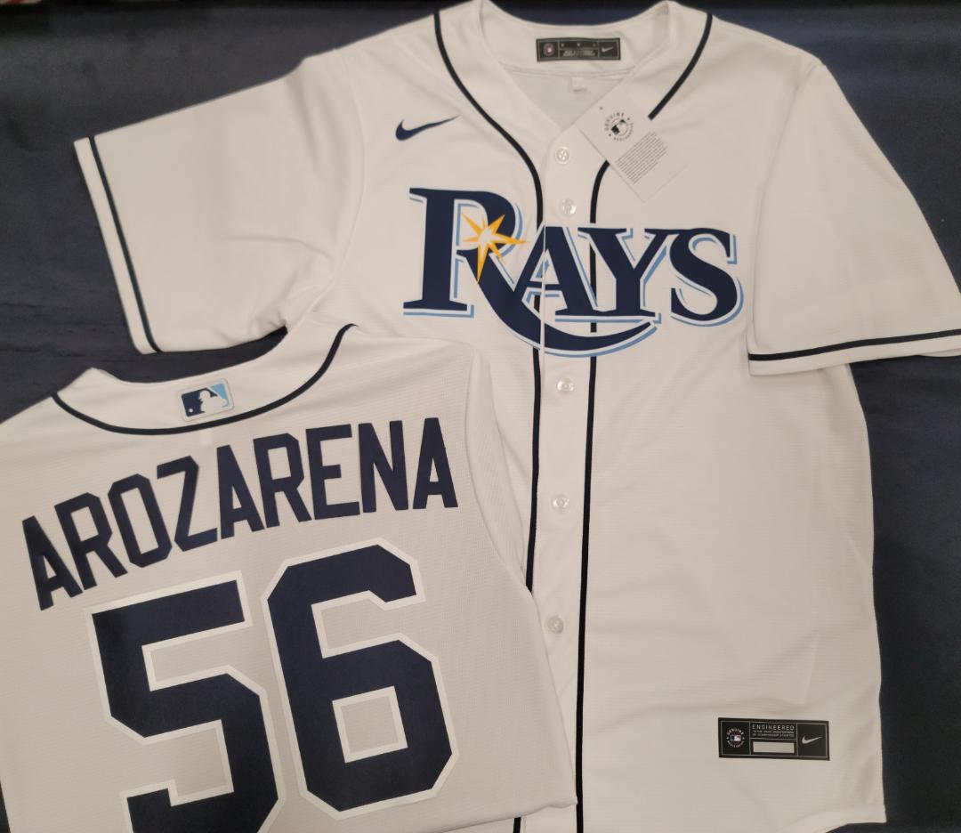 Nike Tampa Bay Rays RANDY AROZARENA Baseball Jersey WHITE