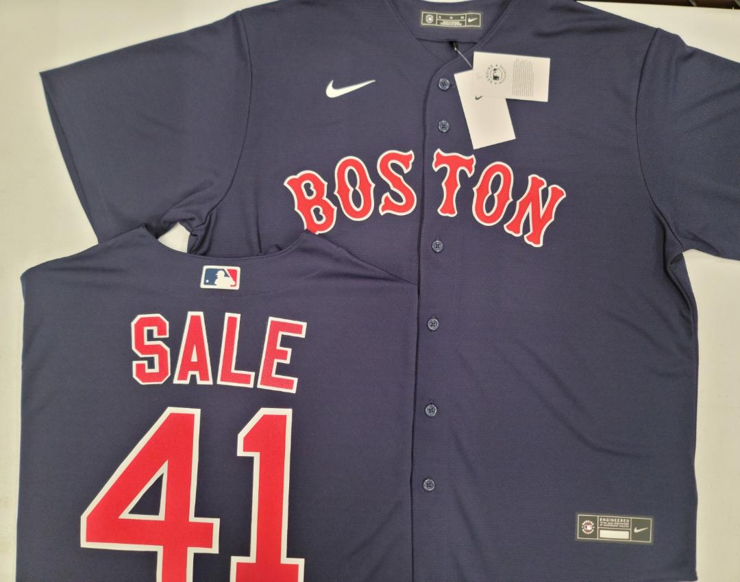 Nike Boston Red Sox CHRIS SALE Baseball Jersey BLUE –