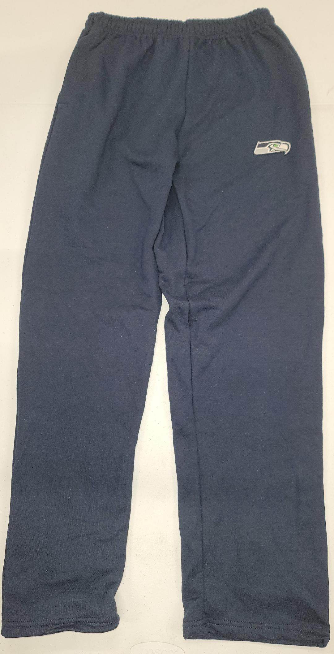 Mens NFL Team Apparel SEATTLE SEAHAWKS Full Length SWEATPANTS New NAVY