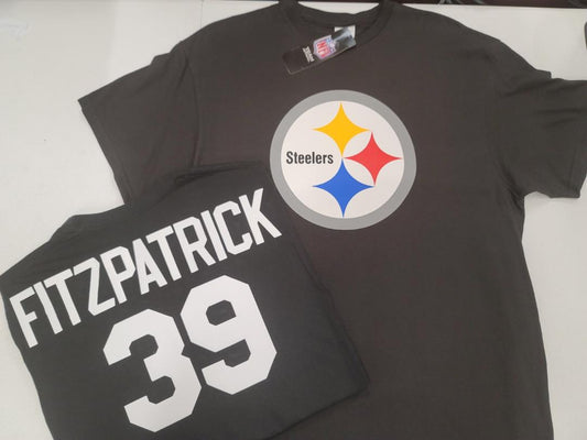 Mens NFL Team Apparel Pittsburgh Steelers MINKAH FITZPATRICK Football Shirt BLACK