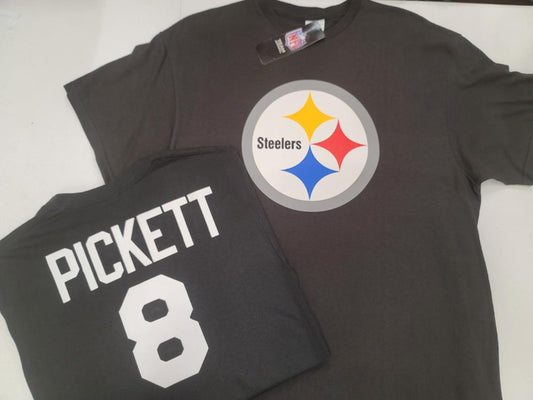 Mens NFL Team Apparel Pittsburgh Steelers KENNY PICKETT Football Shirt BLACK