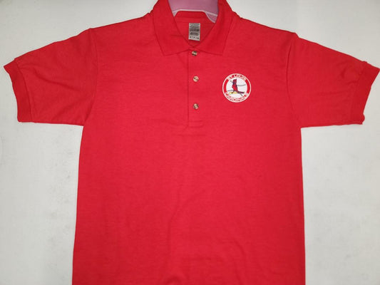 Mens MLB Team Apparel ST LOUIS CARDINALS Baseball Polo Golf Shirt RED