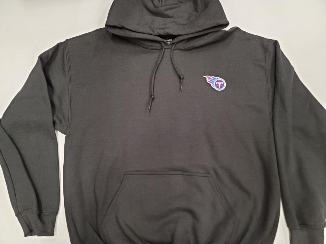 Mens TENNESSEE TITANS Pullover Hooded Hoodie SWEATSHIRT BLACK All Sizes