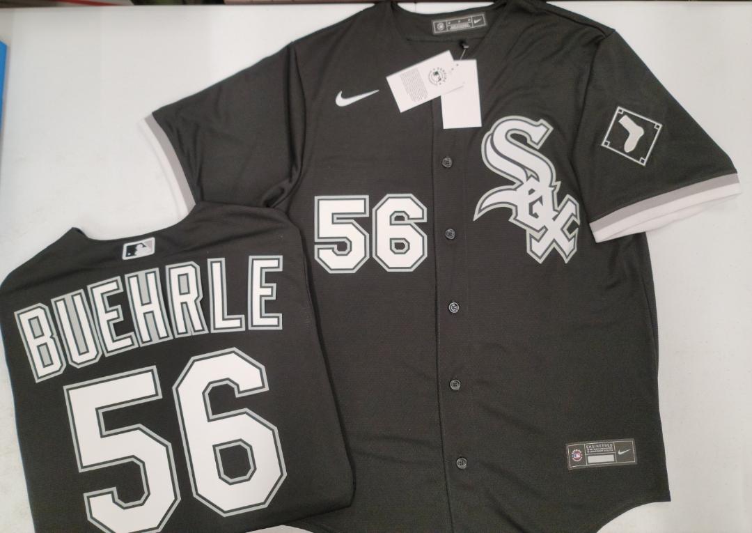Nike Chicago White Sox MARK BUEHRLE Baseball Jersey BLACK