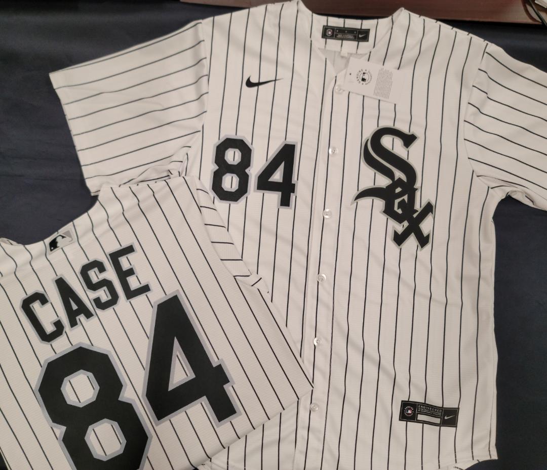 Nike Chicago White Sox DYLAN CASE Baseball Jersey WHITE P/S