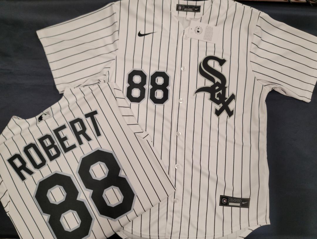 Nike Chicago White Sox LUIS ROBERT Baseball Jersey WHITE P/S