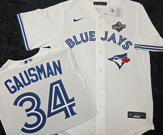 Nike Toronto Blue Jays KEVIN GAUSMAN 2025 World Series Jersey