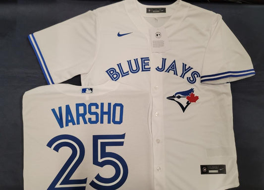 Nike Toronto Blue Jays DAULTON VARSHO Sewn Baseball Jersey WHITE