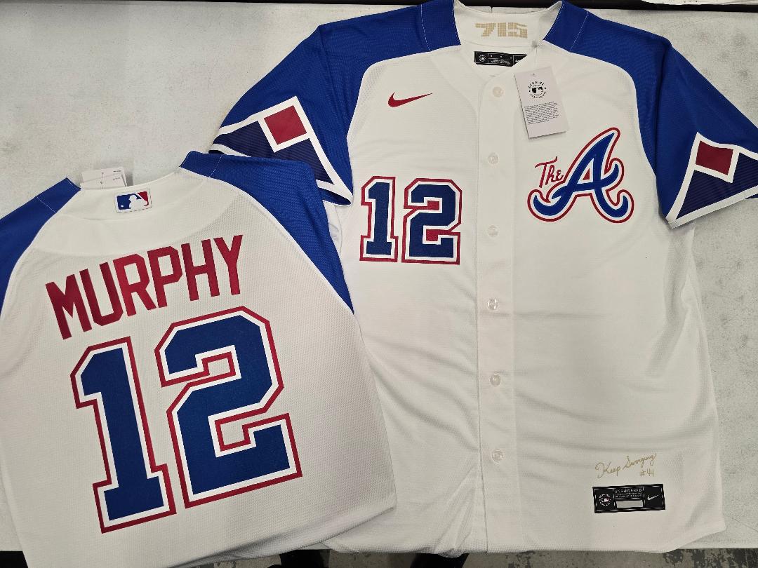 Nike Atlanta Braves SEAN MURPHY Sewn City Connect Baseball Jersey