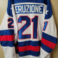 Mens K1 MIKE ERUZIONE 1980 Miracle On Ice Hockey Jersey WHITE