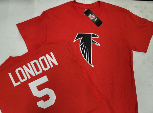 Mens NFL Team Apparel Atlanta Falcons DRAKE LONDON Throwback Football Jersey Shirt RED