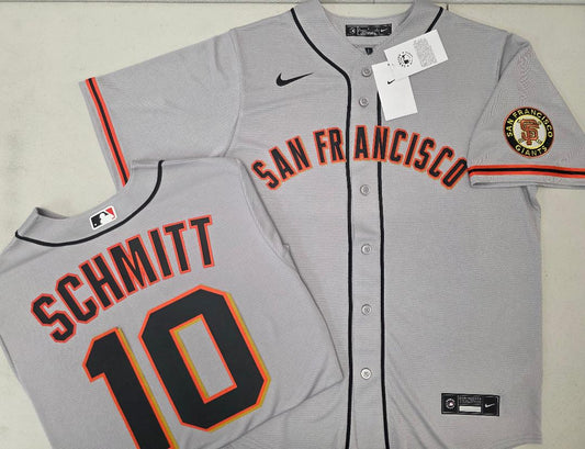 Mens Nike San Francisco Giants CASEY SCHMITT Baseball JERSEY GRAY