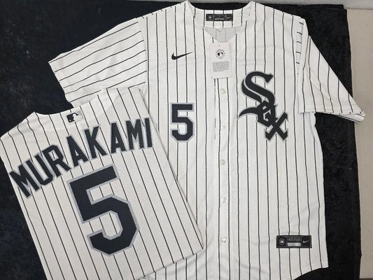 Nike Chicago White Sox MUNETAKA MURIKAMI Baseball Jersey WHITE P/S