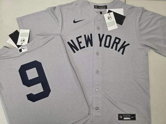 Mens Nike New York Yankees ROGER MARIS Sewn Baseball Jersey GRAY