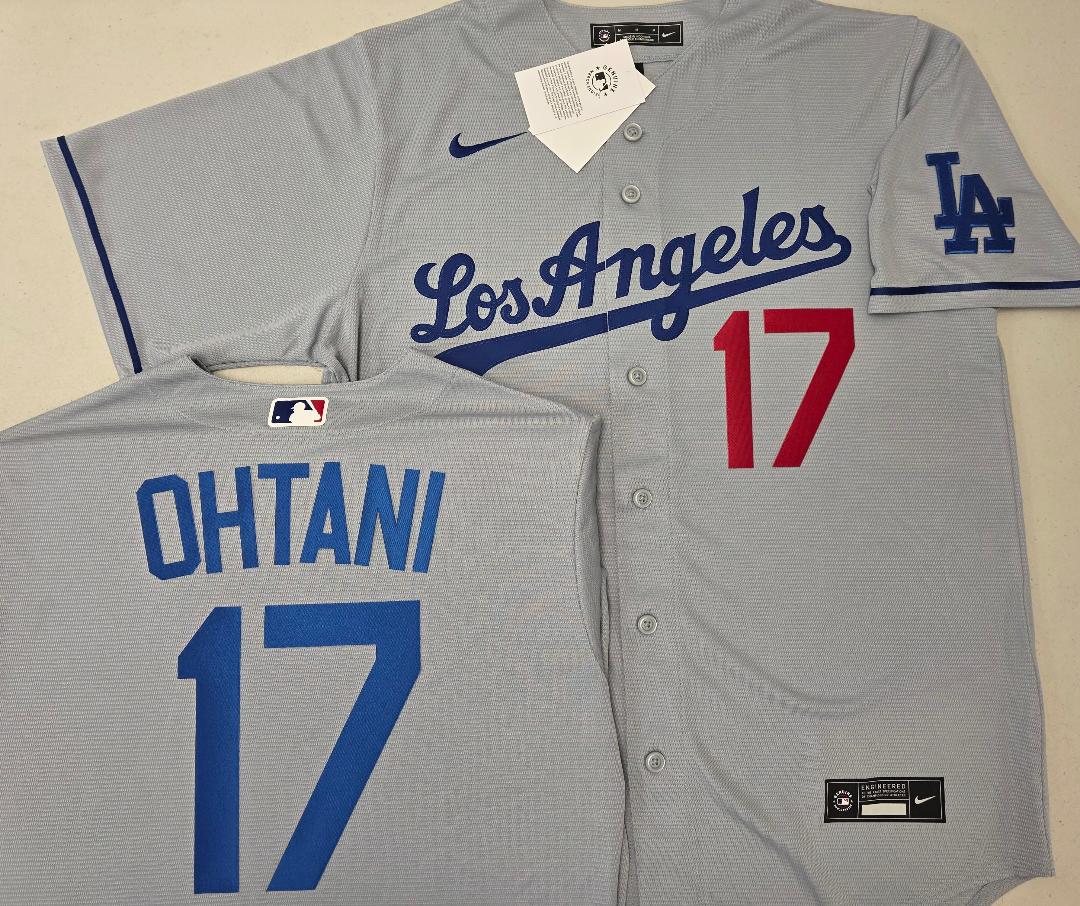 Nike Los Angeles Dodgers SHOHEI OHTANI Baseball Jersey GRAY
