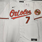 Nike Baltimore Orioles JACKSON HOLLIDAY Sewn Baseball Jersey WHITE