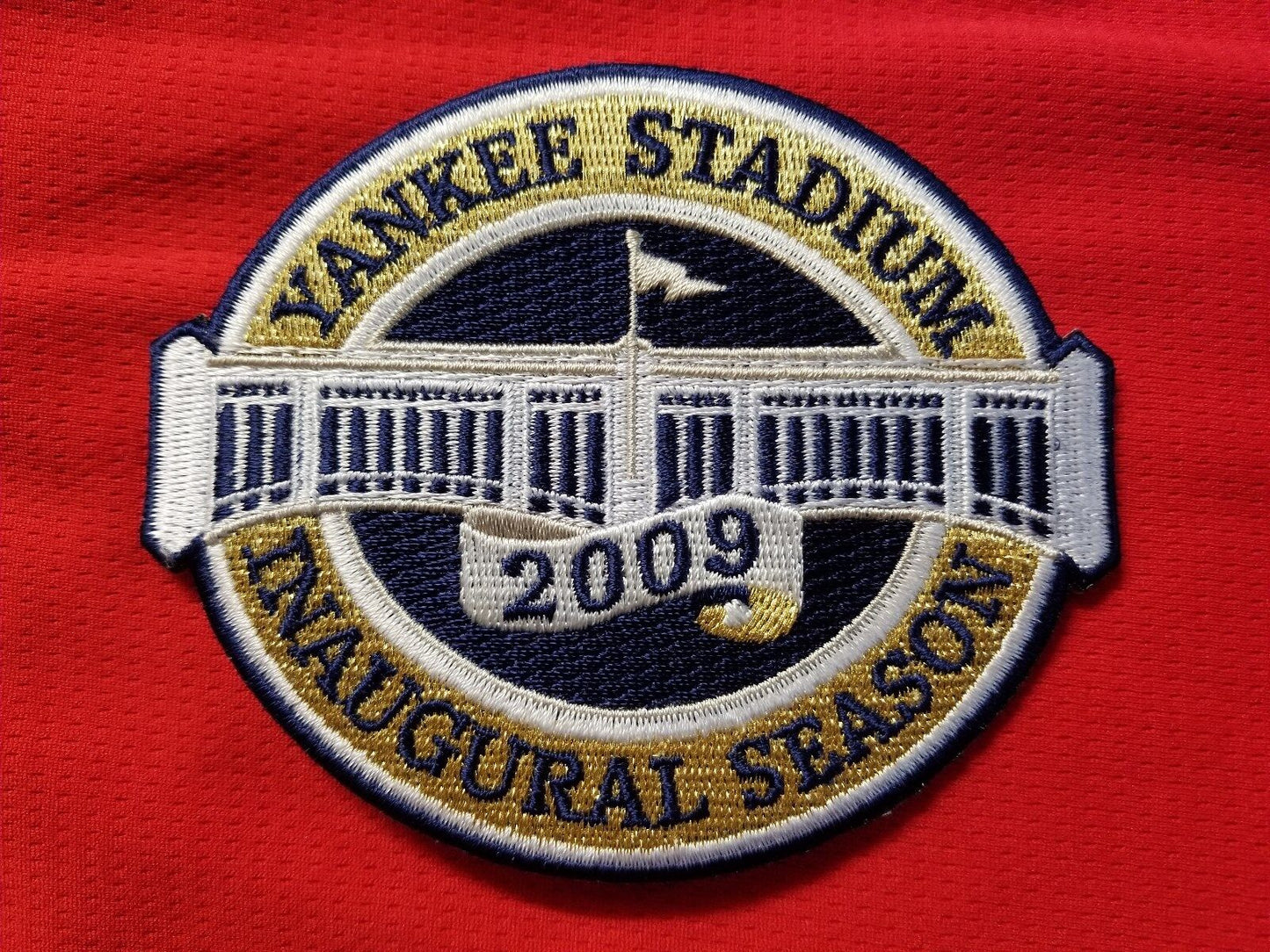 2009 New York Yankees Stadium Inaugural Season Baseball Patch