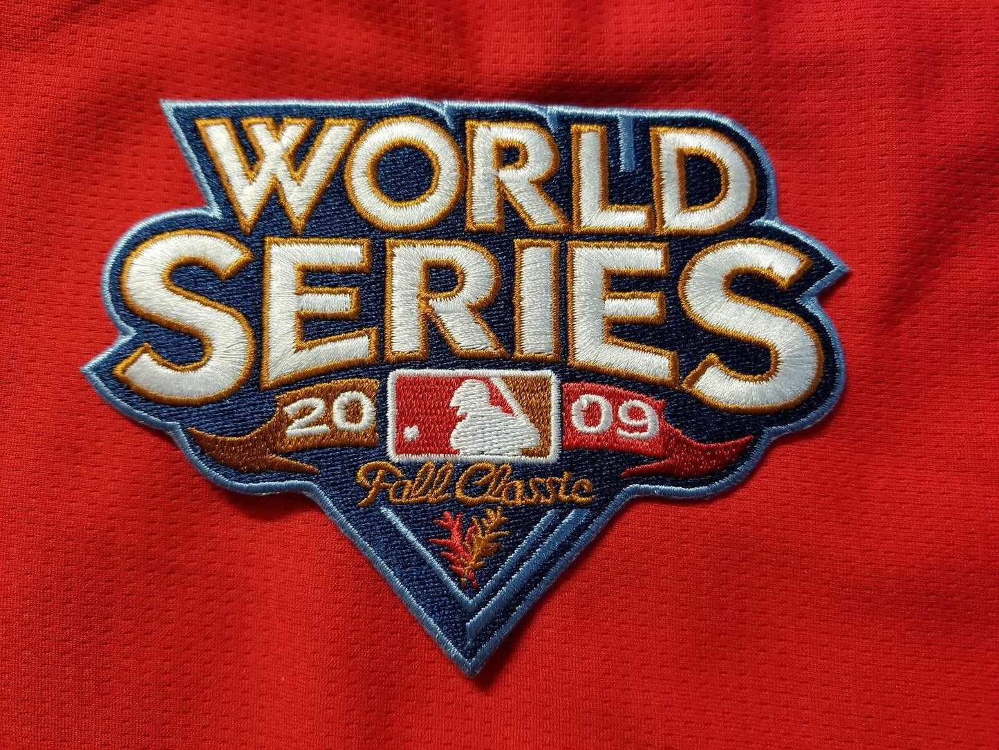 2009 World Series New York Yankees vs Philadelphia Phillies Baseball Patch