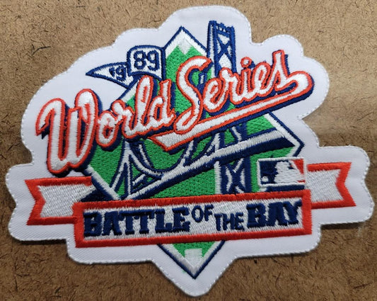 1989 World Series Oakland A's vs San Francisco Giants Baseball Patch