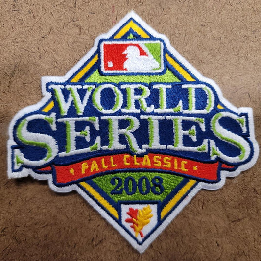 2008 World Series Philadelphia Phillies vs Tampa Bay Rays Baseball Patch