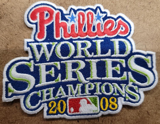 2008 Philadelphia Phillies World Series Champions Baseball Patch