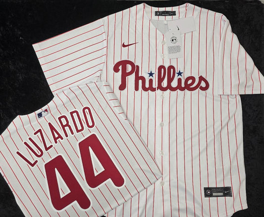 Nike Philadelphia Phillies JESUS LAZARDO Sewn Baseball Jersey WHT P/S