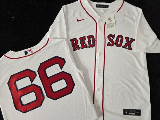 Nike Boston Red Sox BRAYAN BELLO Baseball Jersey WHITE