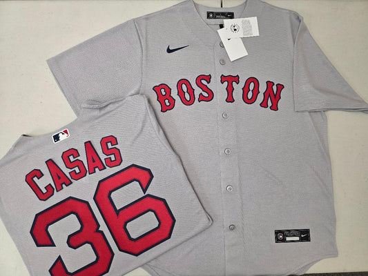 Nike Boston Red Sox TRISTON CASAS Baseball Jersey GRAY