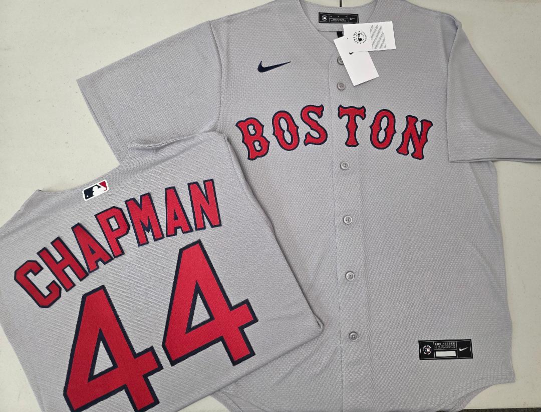 Nike Boston Red Sox AROLDIS CHAPMAN Baseball Jersey GRAY