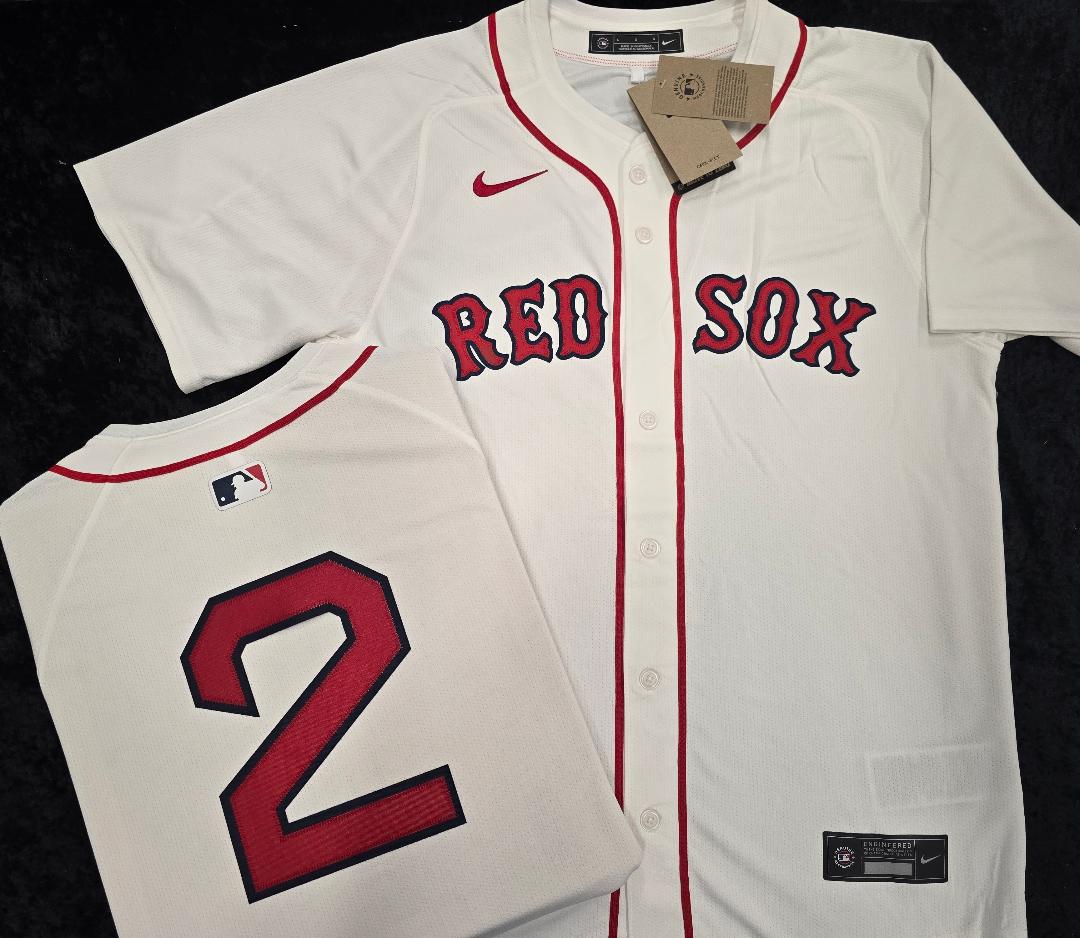 Nike Boston Red Sox ALEX BREGMAN Baseball Jersey WHITE