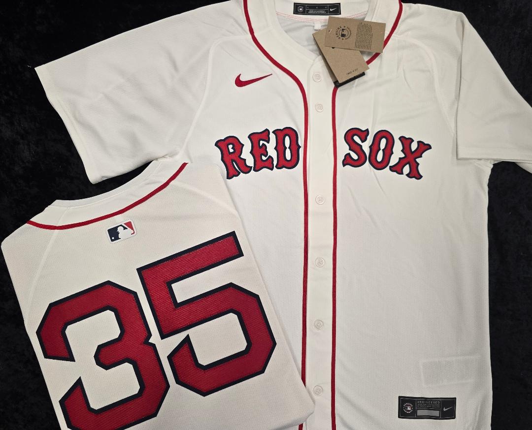 Nike Boston Red Sox GARRETT CROCHET Baseball Jersey WHITE