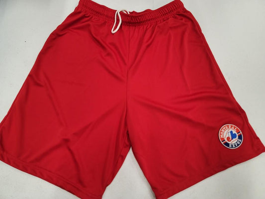 Mens MLB MONTREAL EXPOS Moisture Wick Dri Fit SHORTS RED