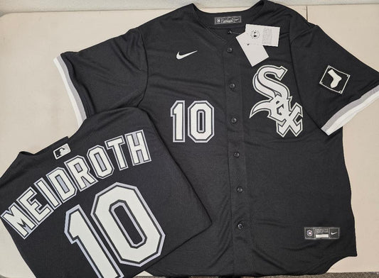 Nike Chicago White Sox CHASE MEIDROTH Baseball Jersey BLACK