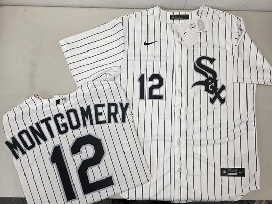 Nike Chicago White Sox COLSON MONTGOMERY Baseball Jersey WHITE P/S