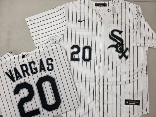 Nike Chicago White Sox MIGUEL VARGAS Baseball Jersey WHITE P/S