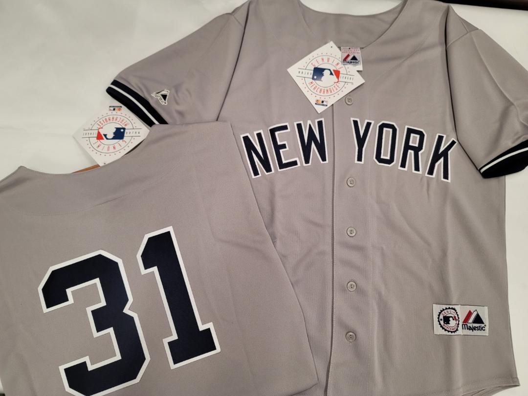 Majestic New York Yankees DAVE WINFIELD Sewn Baseball JERSEY GRAY