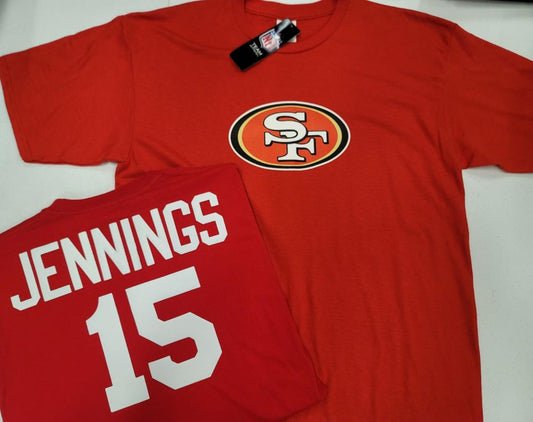 Mens NFL Team Apparel San Francisco 49ers JAUAN JENNINGS Football Jersey Shirt RED