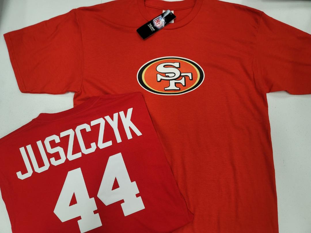 Boys Youth NFL Team Apparel San Francisco 49ers KYLE JUSZCZYK Football Jersey Shirt RED