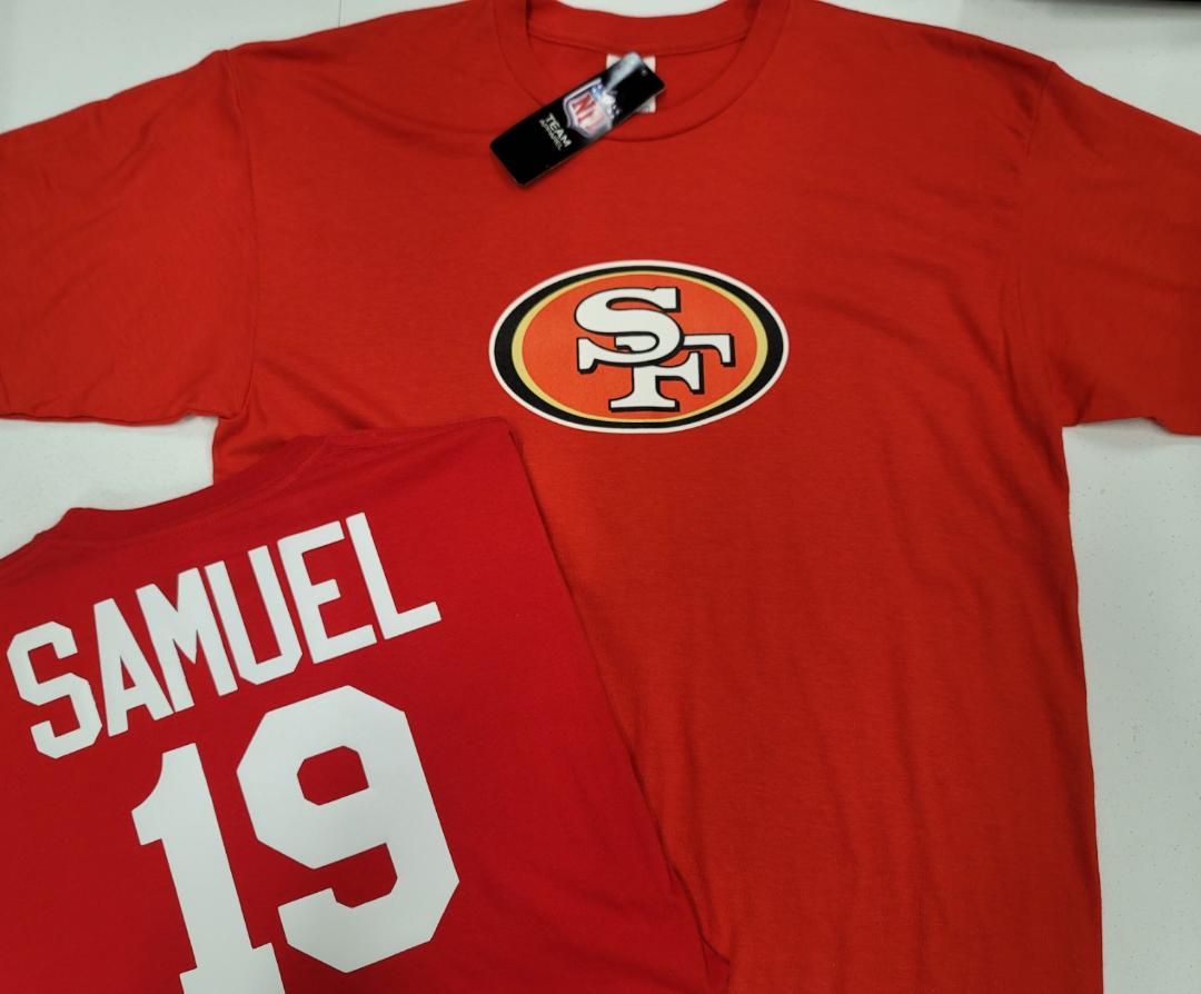 Mens NFL Team Apparel San Francisco 49ers DEEBO SAMUEL Football Jersey Shirt RED