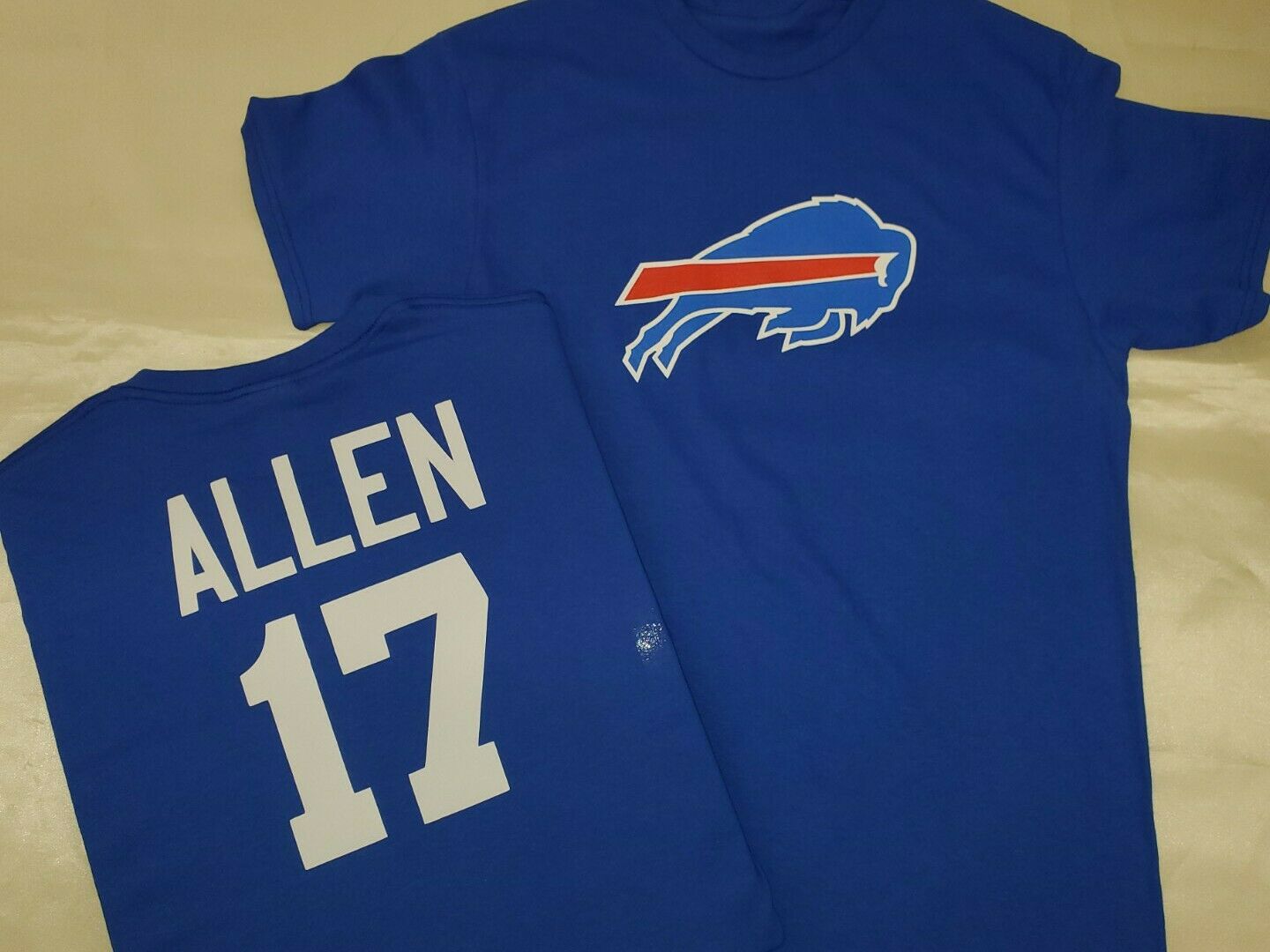 Mens NFL Team Apparel Buffalo Bills JOSH ALLEN Football Jersey Shirt ROYAL