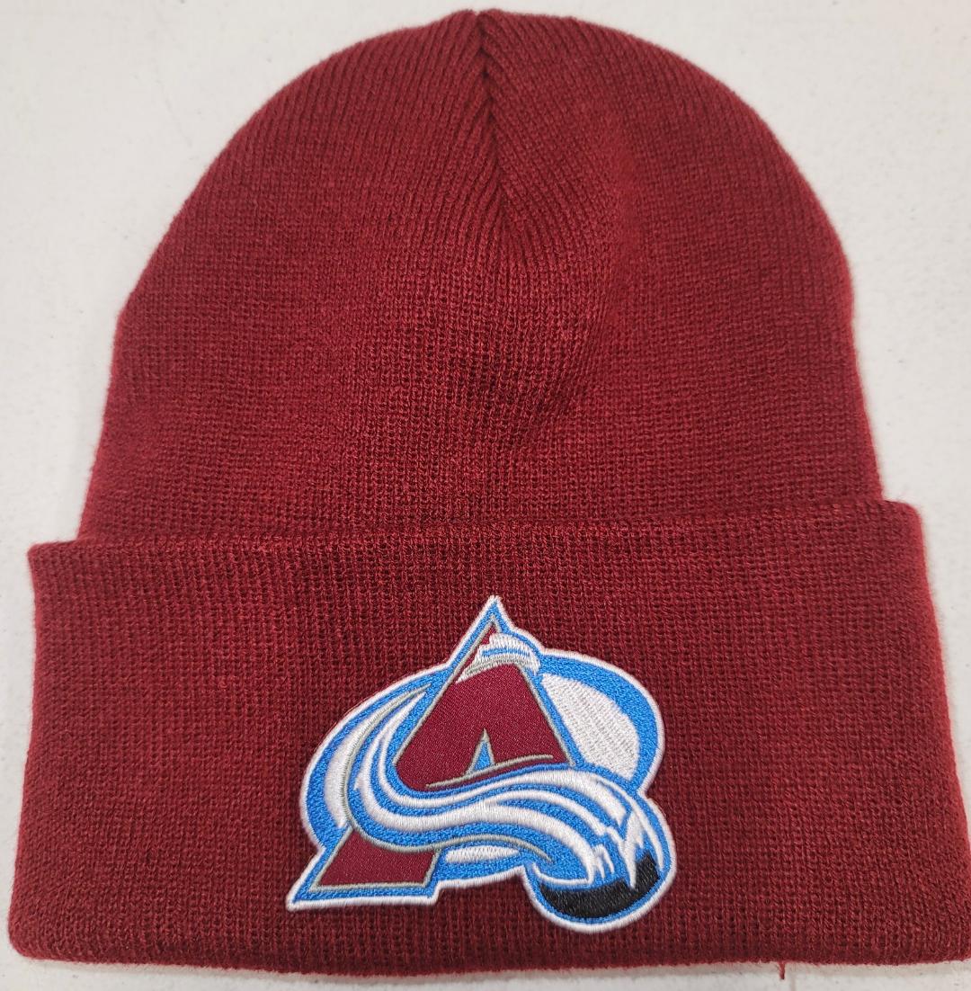 ADULT NHL Team Apparel COLORADO AVALANCHE Winter HAT New MAROON