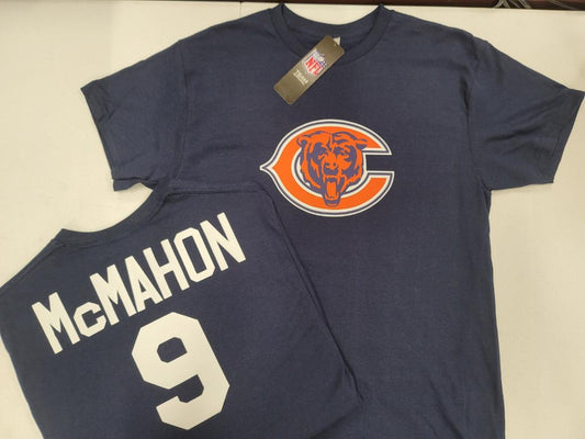 Mens NFL Team Apparel Chicago Bears JIM McMAHON Football Jersey Shirt NAVY