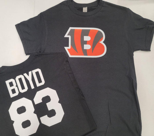 Boys Youth NFL Team Apparel Cincinnati Bengals TYLER BOYD Football Jersey Shirt BLACK