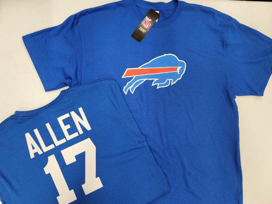 Mens NFL Team Apparel Buffalo Bills JOSH ALLEN Football Jersey Shirt ROYAL